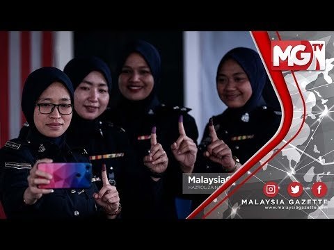 TERKINI : Suasana Anggota Polis Undi Awal Hari Ini