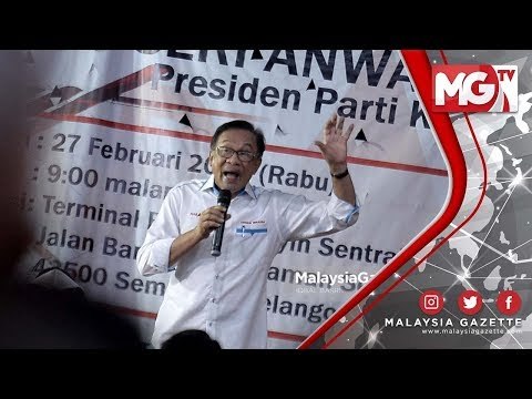 TERKINI : NAMA SAYA ANWAR IBRAHIM! Tak Ada Fakta Saya Tak Lawan! Bukti PAS Bayar 1.4 Juta