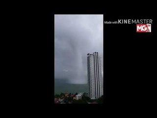TERKINI : GEMPAR! Puting Beliung Gergasi Serang Pulau Pinang