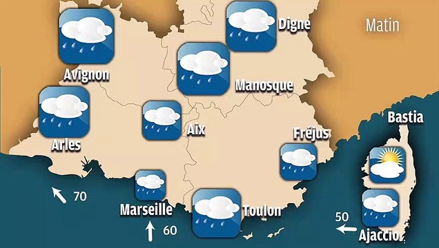 Météo en Provence : une journée très maussade