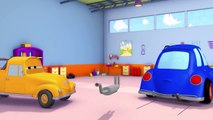 Tom El Camión de Remolque y PEDRO el POST de COCHE en Coche de la Ciudad | Coches Y Camiones de la construcción de dibujos animados de los niños