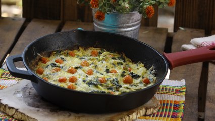 Frittata de Verduras - Cocina  con Conexión -Sonia Ortiz y Juan Farré