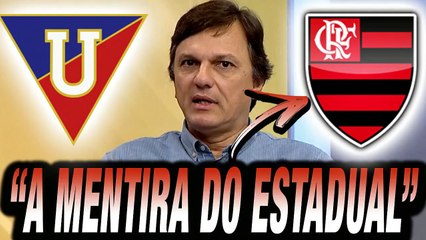 Comentarista alerta e diz que Flamengo é o clube 'mais ameaçado pela mentira do Estadual'