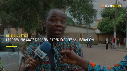Bénin - justice : les premiers mots de Casmir Kpedjo après sa libération