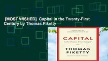 [MOST WISHED]  Capital in the Twenty-First Century by Thomas Piketty