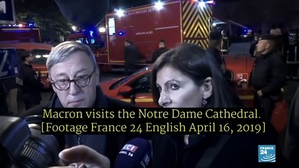 Macron has his Reichstag Moment in Notre Dame Fire