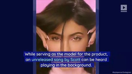 Kylie Jenner Teases New Travis Scott Song in Makeup Ad
