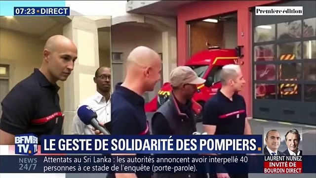 Des pompiers lyonnais ont offert une voiture à leur agent d'entretien qui s'est fait arnaquer