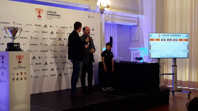 El sorteo de la Copa de Campeones de Juveniles 2019 en Vigo