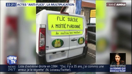 Actes "anti-flics": les tags hostiles à la police se multiplient