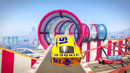 CARS 3 OVER THE BRIDGE HUDSON HORNET CHALLENGE (Cars 3 Challenge)