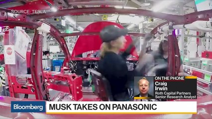 Musk Takes Aim at Panasonic Over Tesla Battery Production