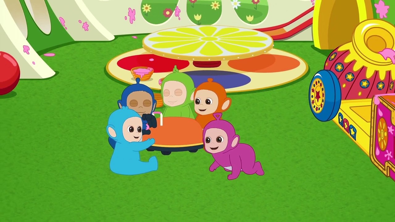 Teletubbies ★ NEW Tiddlytubbies s 2! ★ eps 5: Custard Slide Padding Pool! ★ cartn