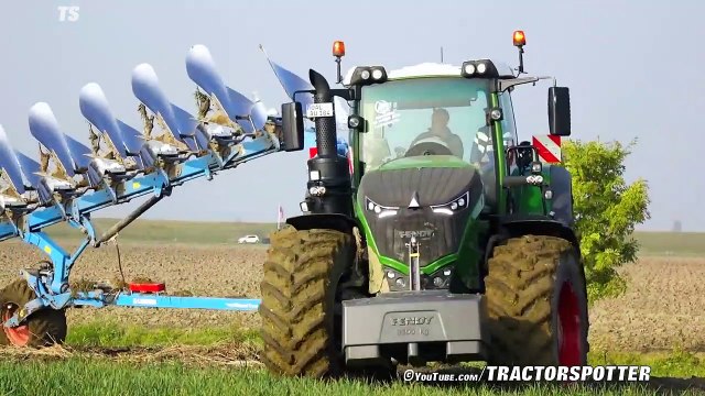 Fendt 1050 vario + 8 furrow Lemken Diamant 11 On-Land Plough - KMWP Ploegen _ Pflügen
