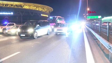 Kağıthane'de Makas Atarak Kazaya Neden Olan Sürücü Durmayarak Kaçtı