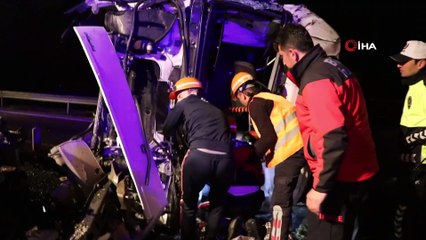 Bolu TEM Otoyolunda tır kazası: 1 yaralı