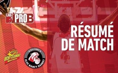 PRO B : Vichy-Clermont vs Nancy (J28)