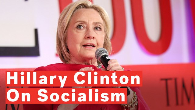 Hillary Clinton Addresses Growth Of Socialism