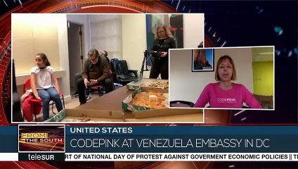 CodePink defends Venezuela's embassy in Washington DC
