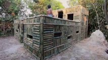 PRIMITIVE BUILDERS - Building Most Beautiful Decoration of luxury twin villas Wall By Bamboo