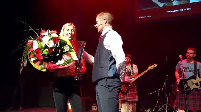 Élise Vanderelst remporte le mérite sportif de Mons.Video Eric Ghislain