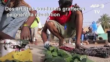 Omar el-Béchir déchu, les graffeurs retrouvent leur liberté d'expression
