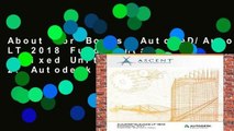 About For Books  AutoCAD/AutoCAD LT 2018 Fundamentals - Mixed Units: Part 2: Autodesk Authorized