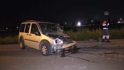 Adana'da Hafif Ticari Araç Ağaca Çarptı: 1 Yaralı