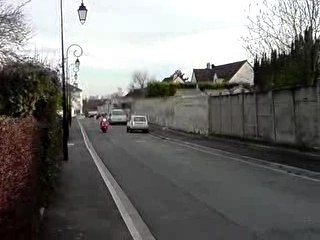 Vespa Charles et makimono @ Mesnil le roi