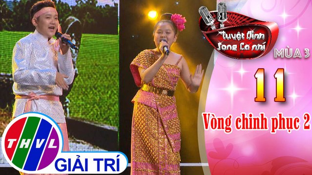 THVL | Tuyệt đỉnh song ca nhí Mùa 3 - Tập 11[3]: Hương tình Trà Vinh, Sóc sờ bai Sóc Trăng - Quốc Hưng, Gia Uyên