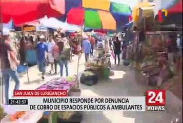 SJL: ambulantes pagan por limpieza, pero servicio no se realiza