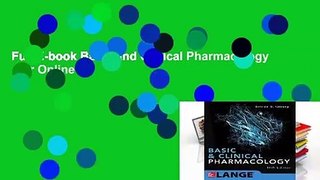 Full E-book Basic and Clinical Pharmacology  For Online