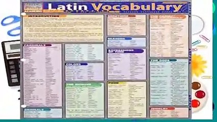 Full E-book Latin Vocabulary (Quickstudy: Academic)  For Full