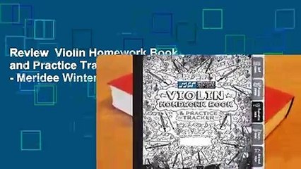 Review  Violin Homework Book and Practice Tracker (Black) - Meridee Winters