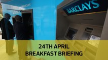 Barclays ATM jackpotting, Clergy dilemma on political cash, Knut territorial war