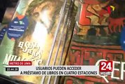 Metro de Lima: usuarios pueden acceder a préstamo de libros en cuatro estaciones