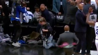 DAD OF THE YEAR! Scuffle between Sixers vs Nets - Game 4