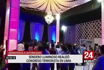 Sendero Luminoso realizó congreso terrorista en Lima