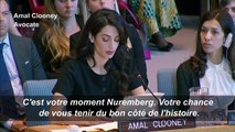 Amal Clooney réclame justice pour les Yazidies violées par l'EI