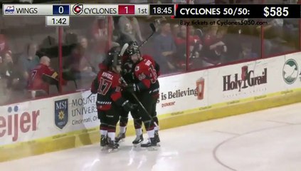 ECHL Kalamazoo Wings 0 at Cincinnati Cyclones 4
