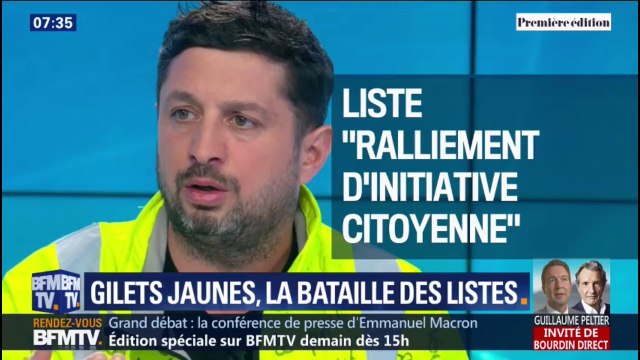 Gilets jaunes: quelles les listes en lice pour les européennes?