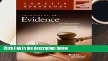 [GIFT IDEAS] Principles of Evidence (Concise Hornbook Series) by Graham Lilly