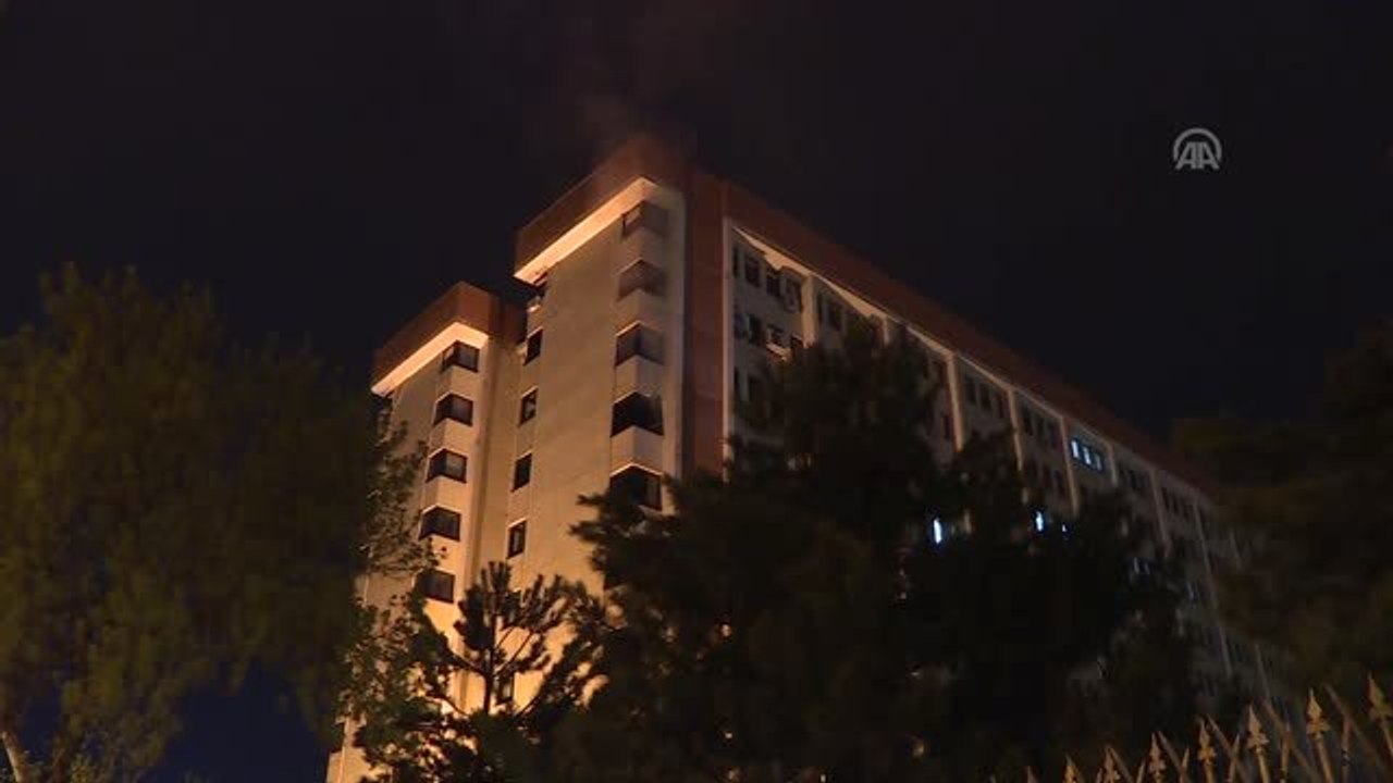Emniyet Genel Müdürlüğü Binasında Yangın