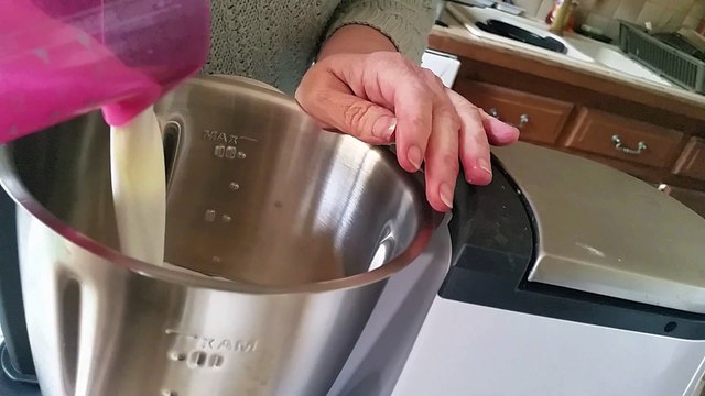 crepes jambon fromage bechamel au Monsieur cuisine pas à pas