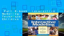 Full E-book  Interactive Modeling: A Powerful Technique for Teaching Children (Responsive