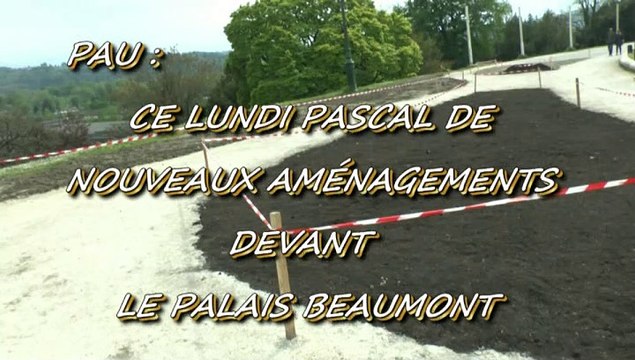 LES W-D.D. MICHOU NEWS - 22 AVRIL 2019 - CE LUNDI PASCAL DE NOUVEAUX AMÉNAGEMENTS DEVANT LE PALAIS BEAUMONT