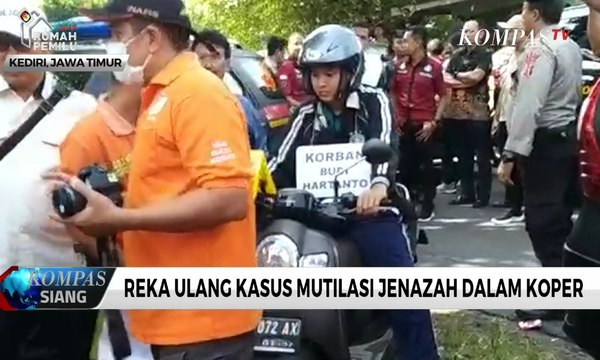 Reka Ulang Kasus Mutilasi Jenazah dalam Koper