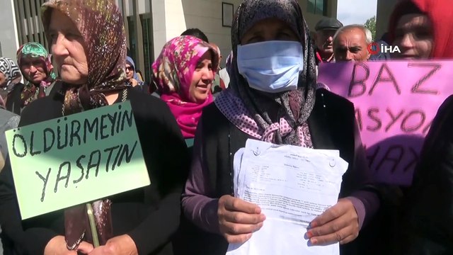 Kanser hastalarından mahalleye kurulan baz istasyonuna tepki