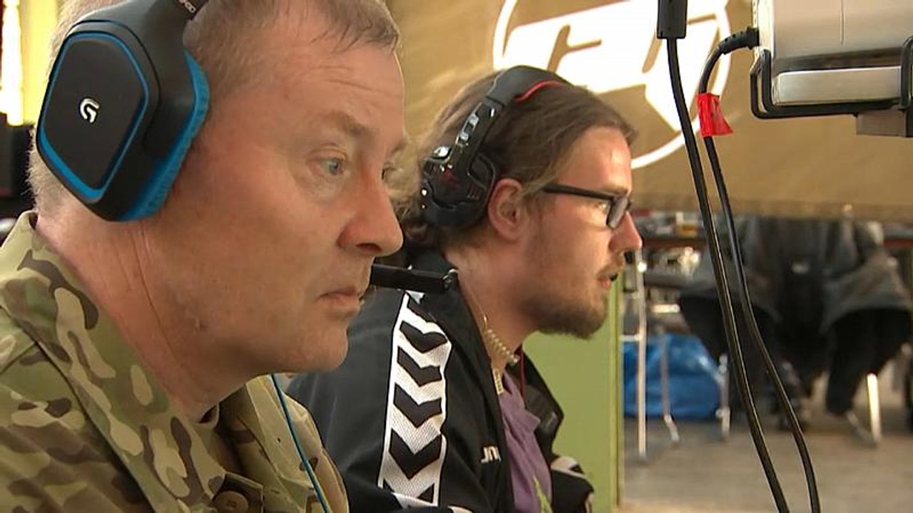 Zocker werden zu bildschirmsoldaten