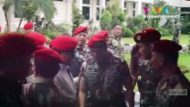 Pakai Baret Merah, Prabowo 'Diserbu' Kopassus